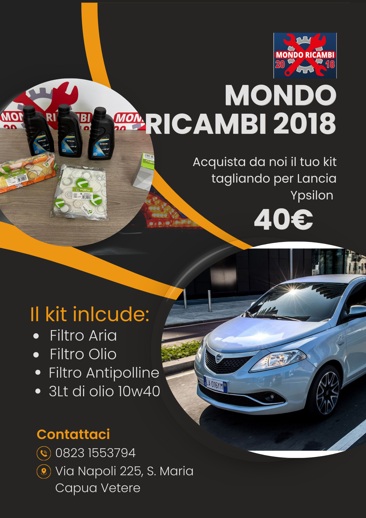 Kit Tagliando per Lancia Ypsilon