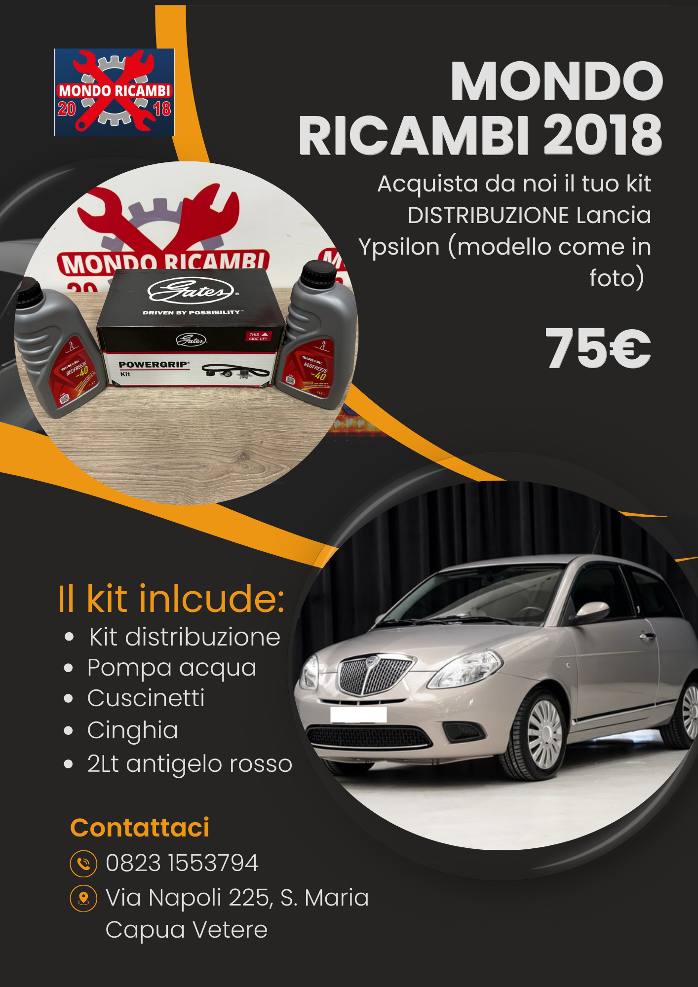 Kit distribuzione Lancia Ypsilon