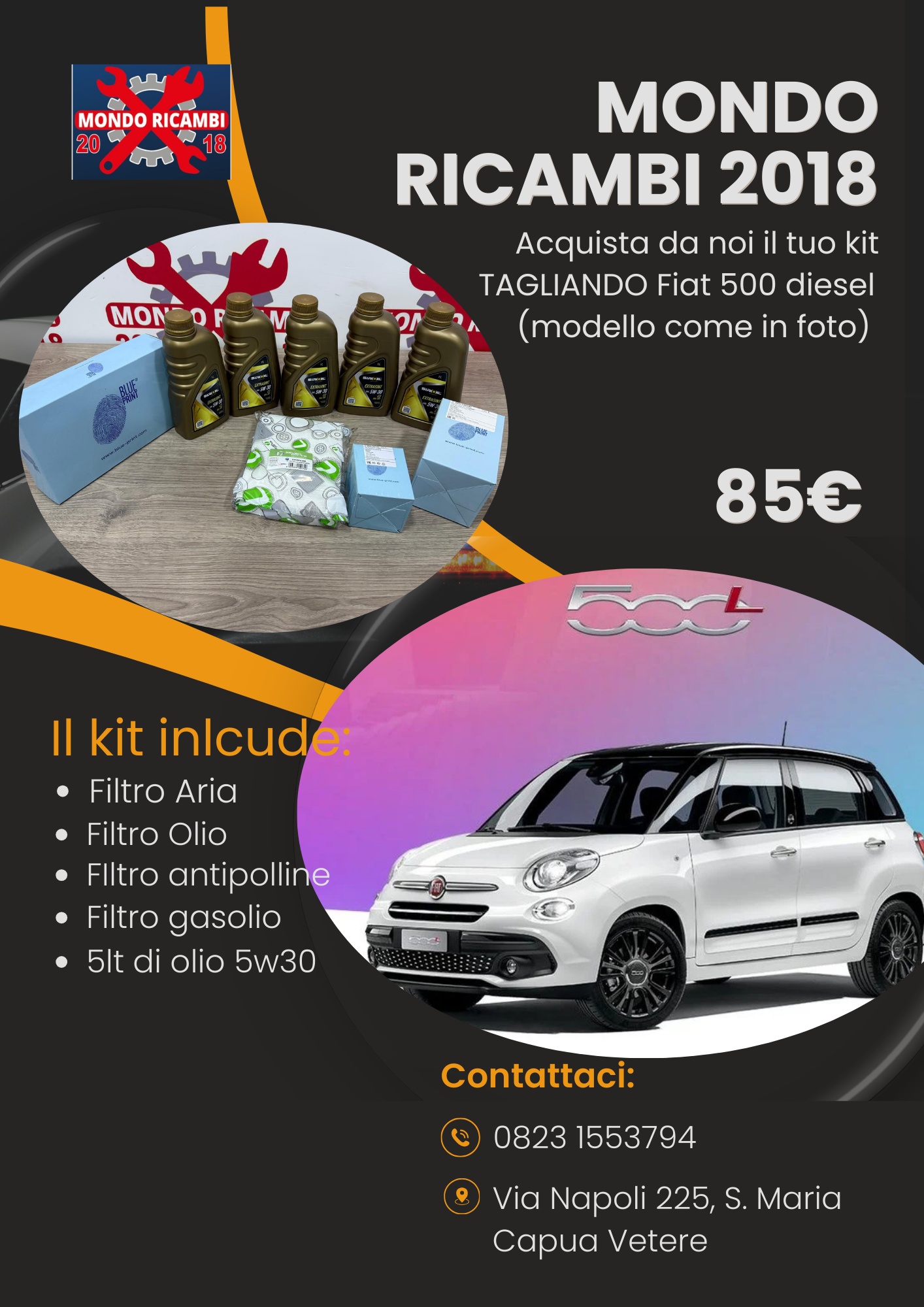 Kit Tagliando 500L
