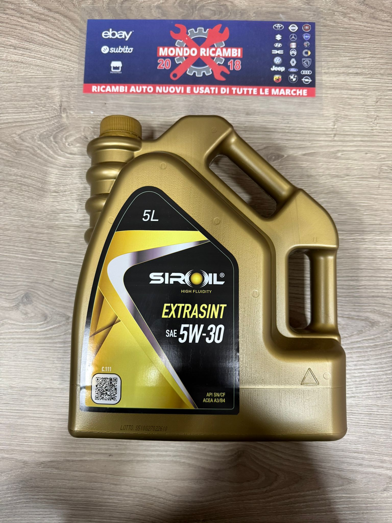 Tanica 5lt Siroil 5w30