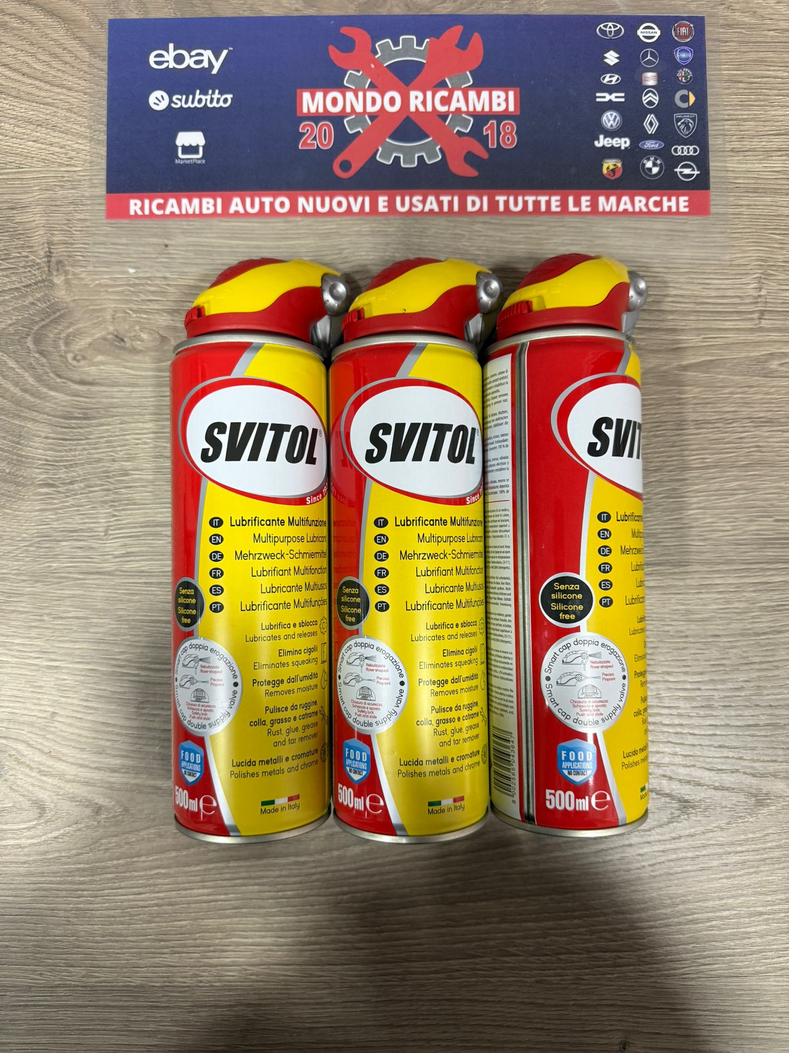 Set 3 bombolette Svitol 500ml