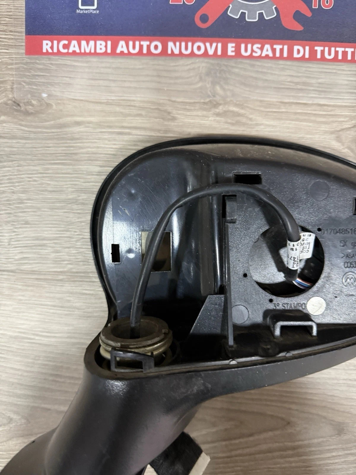Specchietto Retrovisore Esterno Lato Sinistro Per Fiat 500 Dal 2007 In Poi