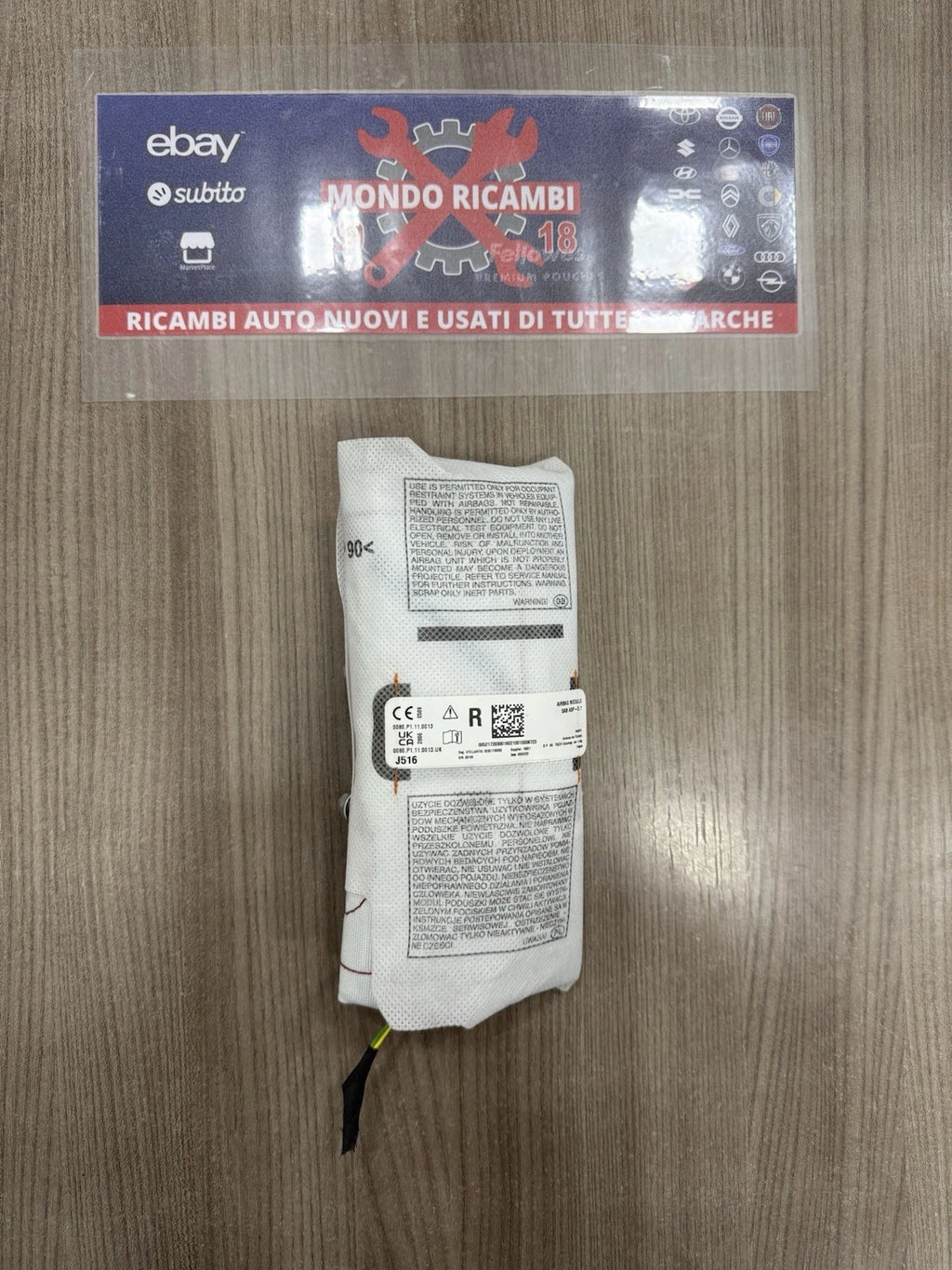 Carica Airbag Sedile Lato Destro E Ricambi Per Jeep Avenger