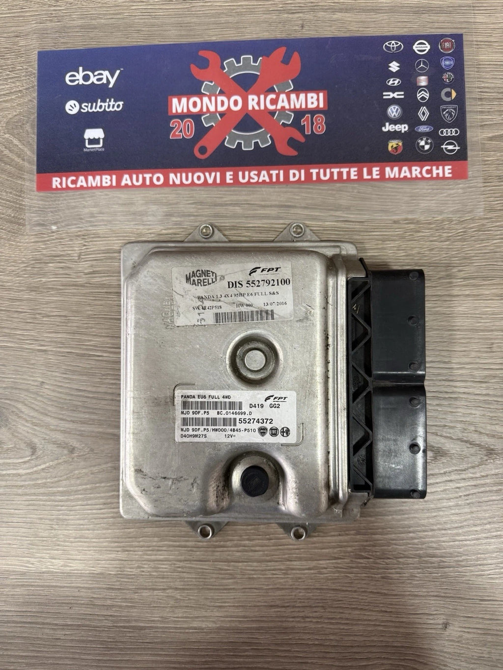 55274372 Centralina Modulo Avviamento Motore Per Fiat Panda 4x4 1300 Multi jet