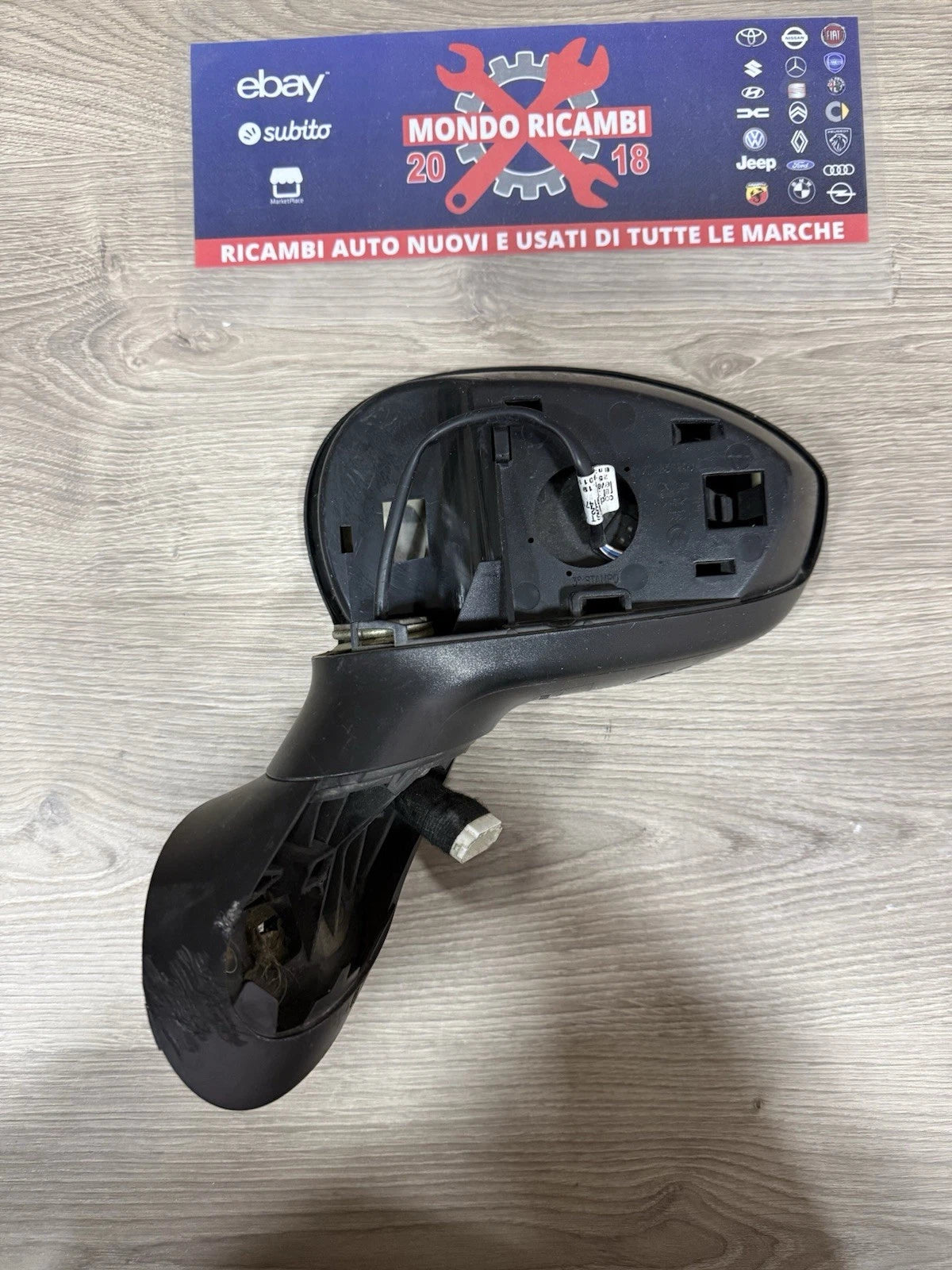 Specchietto Retrovisore Esterno Lato Sinistro Per Fiat 500 Dal 2007 In Poi