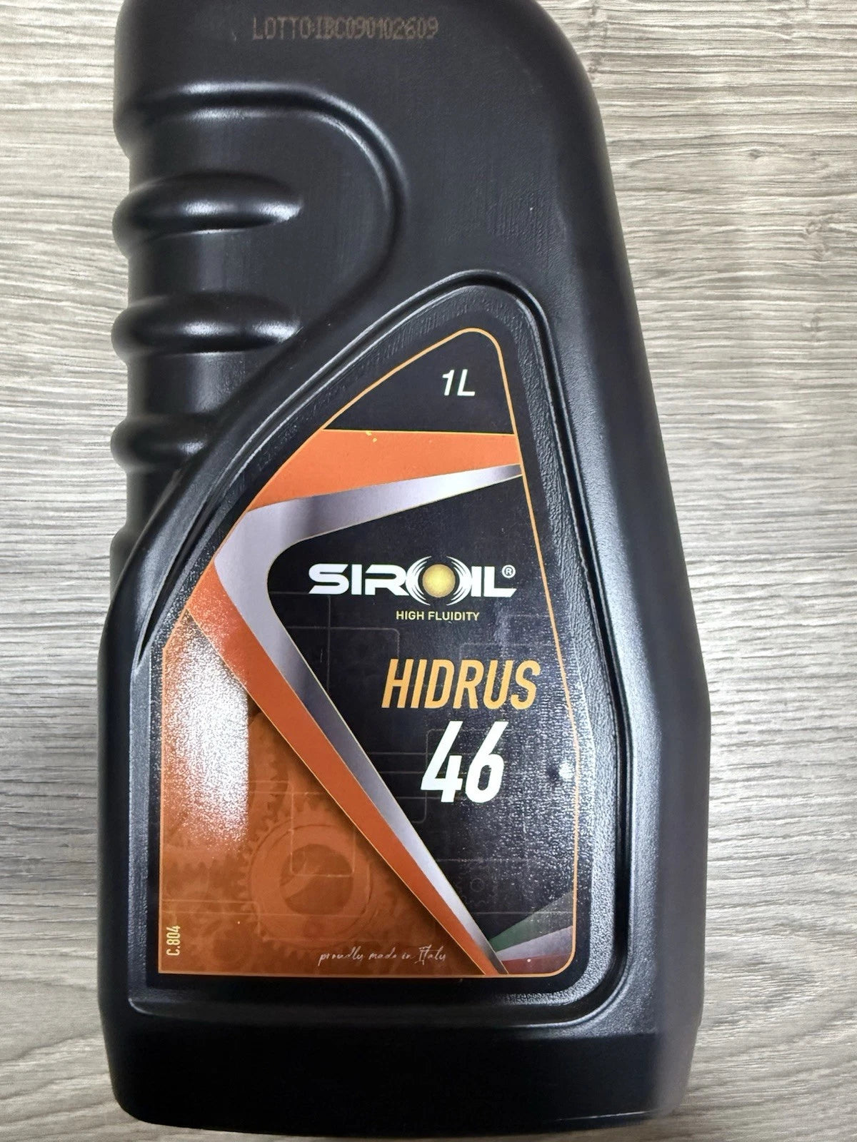 3 Litri Olio Fluido Idraulico Hidrus 46 Siroil Prodotto Made In Italy