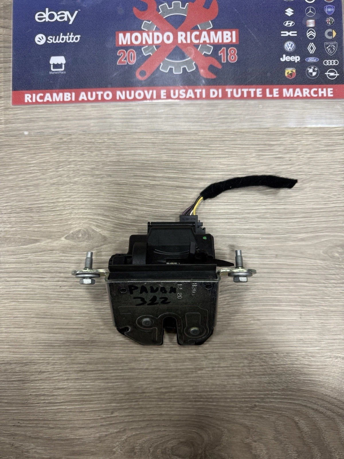 Serratura Elettrica Portellone Posteriore E Ricambi FIAT Panda Dal 2012