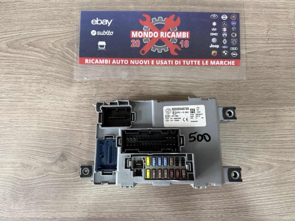 00520546720 Centralina Fusibili Body Computer E Ricambi Per Fiat 500 Tre Porte