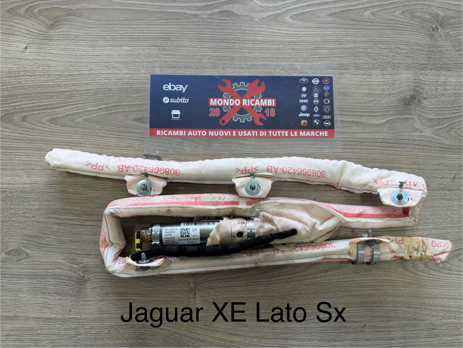 Carica Airbag Tendina Cielo Lato Sinistro Per Jaguar XE