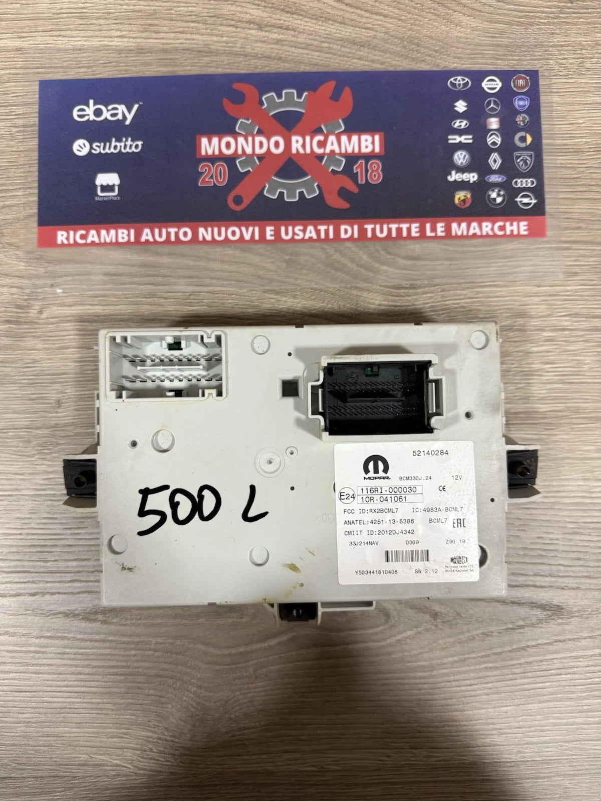 52140284 Centralina Fusibili Body Computer E Ricambi Per Fiat 500 L