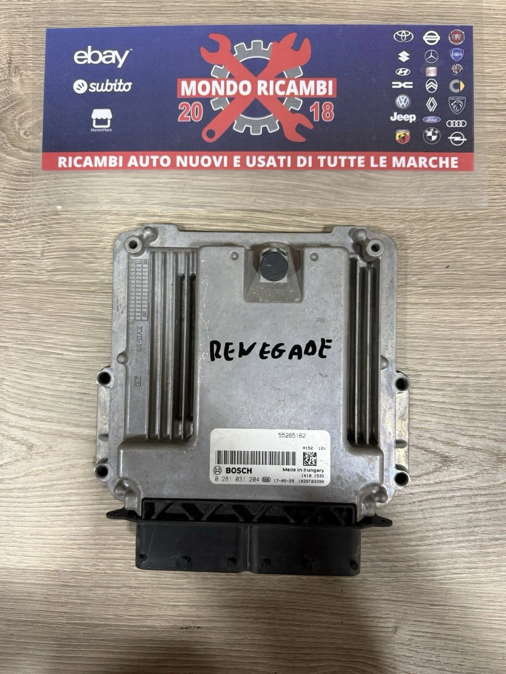55265162 Centralina Modulo Avviamento Motore E Ricambi Per Jeep Renegade