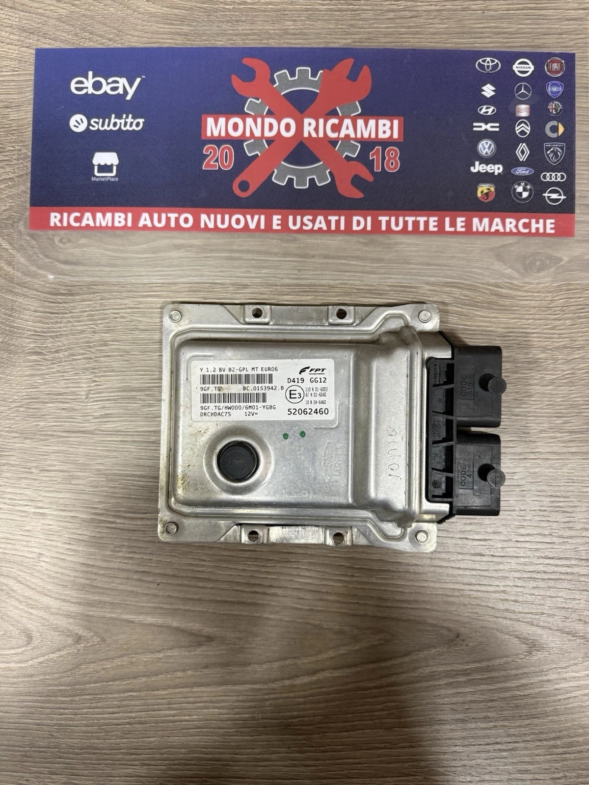 52062460 Centralina Modulo Avviamento Motore Per Lancia Ypsilon Benzina GPL
