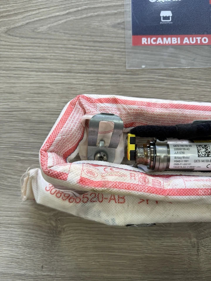 Carica Airbag Tendina Cielo Lato Destro Per Jaguar XE