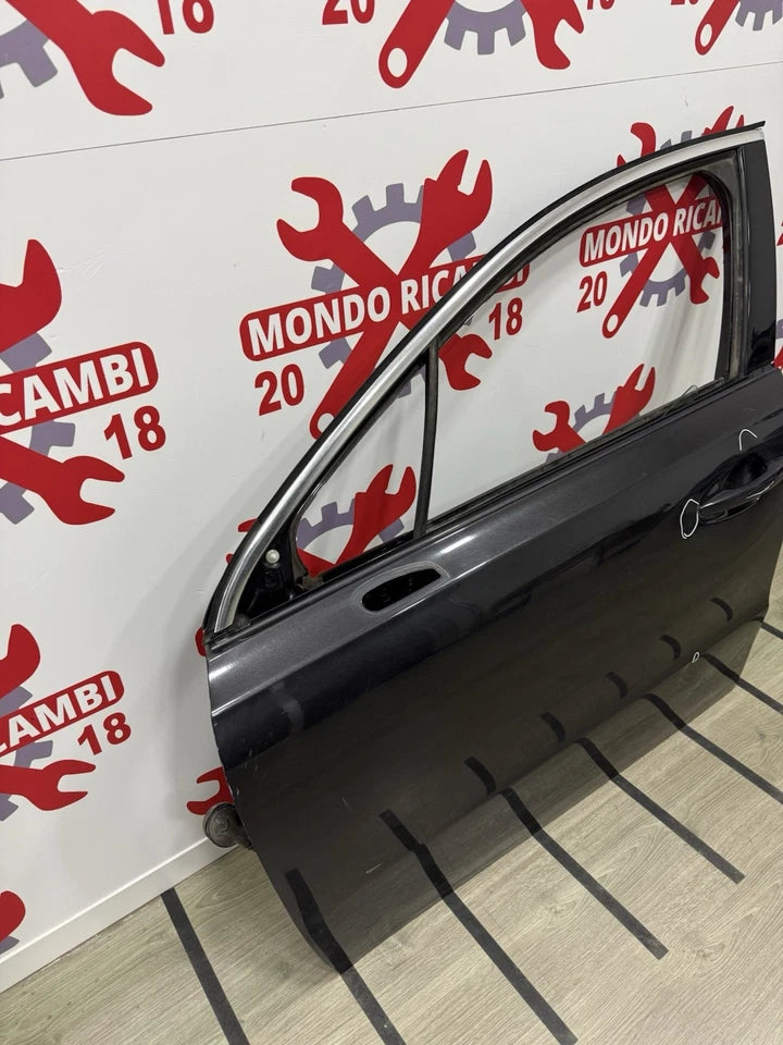 Portiera Sportello Porta Anteriore Sinistro Nero Peugeot 508 Dal 2010 Al 2018