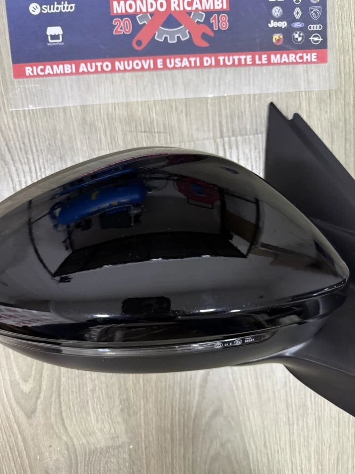 Specchietto Retrovisore Lato Destro Nero E Ricambi Per Peugeot 2008 Dal 2019