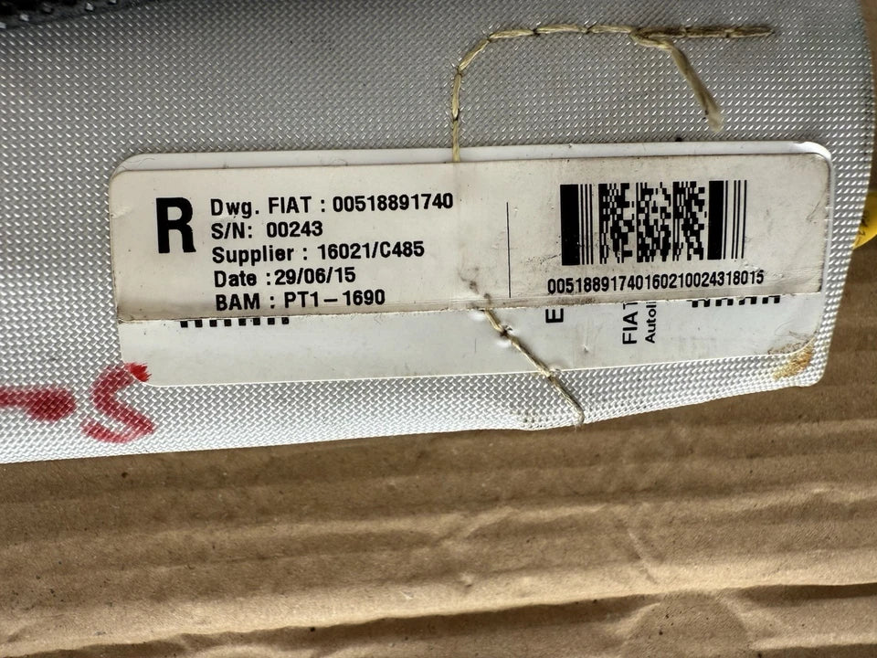 Carica Airbag Sedile Lato Destro E Ricambi Per Fiat 500 L