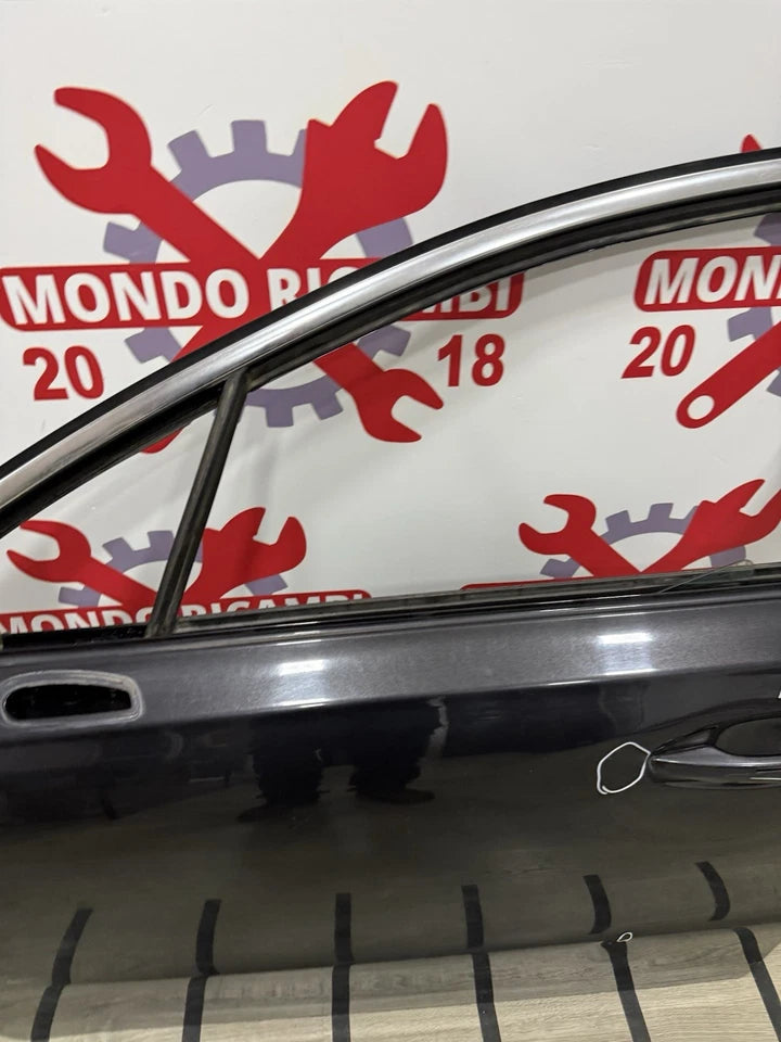 Portiera Sportello Porta Anteriore Sinistro Nero Peugeot 508 Dal 2010 Al 2018