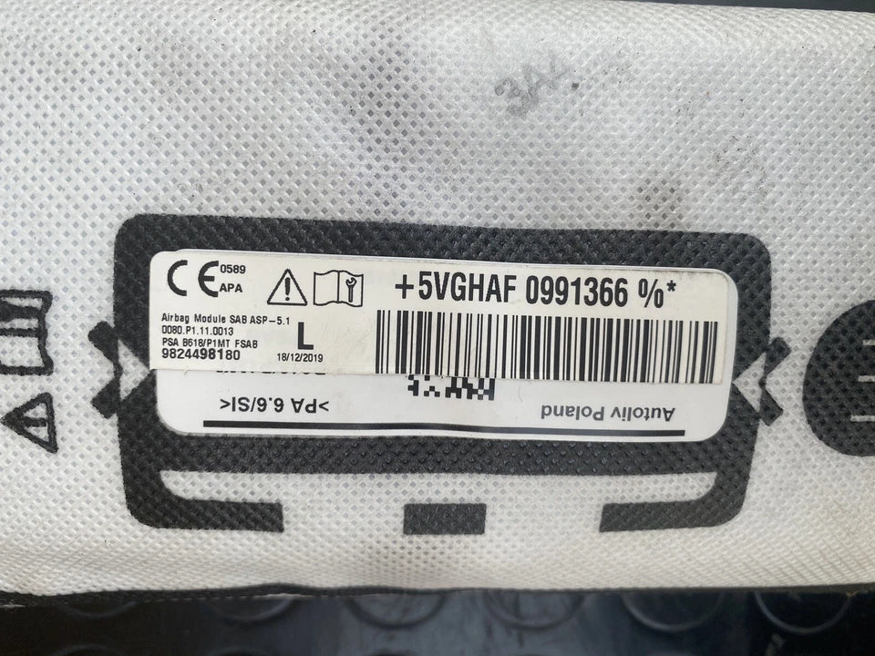 Carica Airbag Sedile Lato Sinistro Per Citroen C3 Aircross Dal 2017