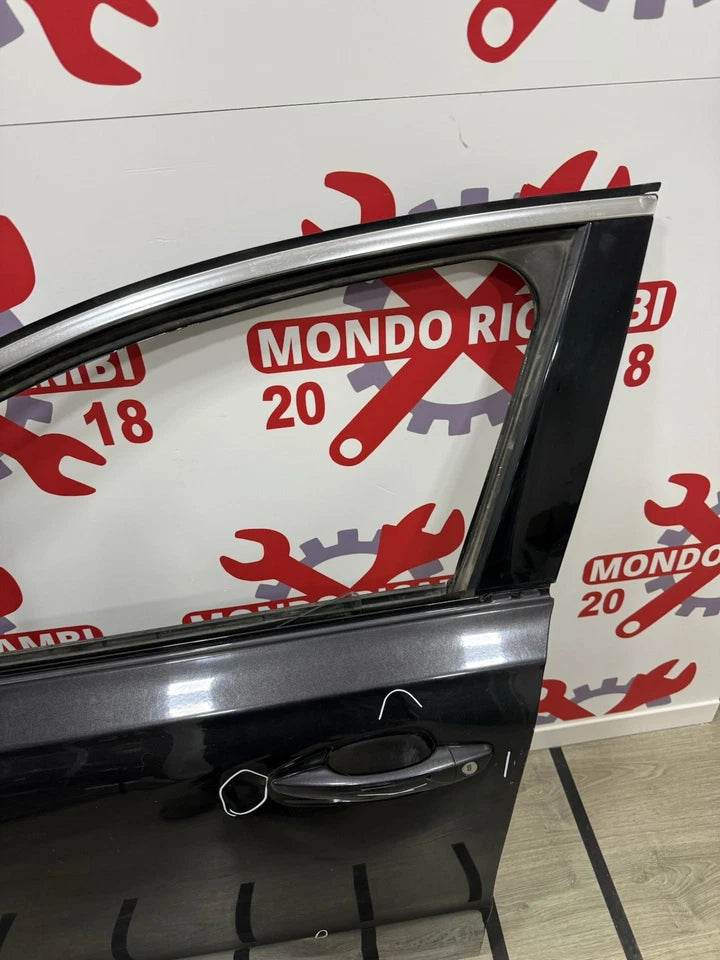 Portiera Sportello Porta Anteriore Sinistro Nero Peugeot 508 Dal 2010 Al 2018