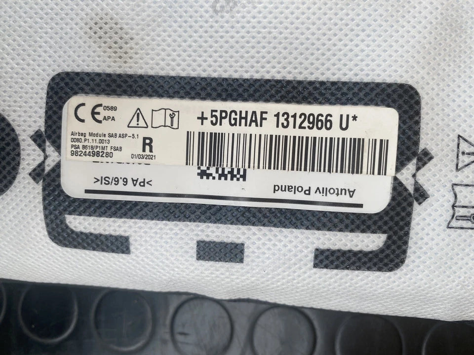 Carica Airbag Sedile Lato Destro Per Citroen C3 Aircross