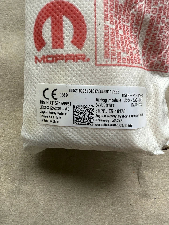 Carica Airbag Sedile Lato Sinistro E Ricambi Per Jeep Compass II Serie