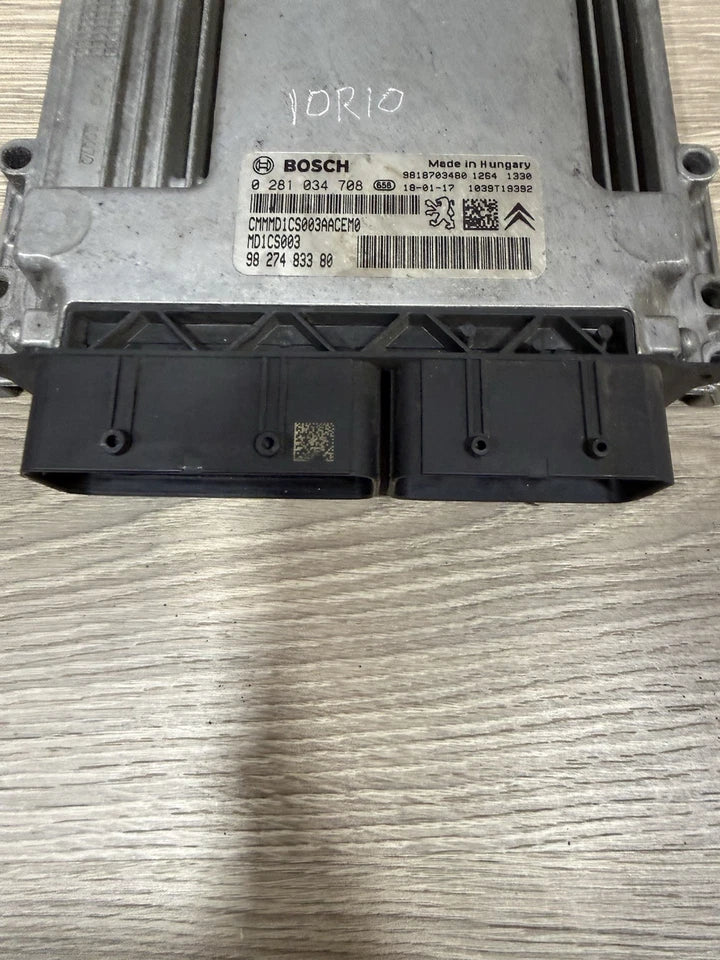 9827483380 Centralina Modulo Avviamento Motore Per Peugeot 3008 II Serie