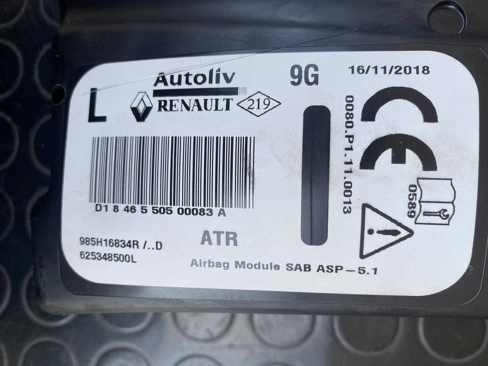 Carica Airbag Sedile Lato Sinistro Per Renault Clio IV Dal 2012