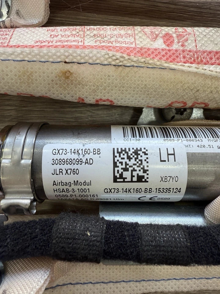 Carica Airbag Tendina Cielo Lato Sinistro Per Jaguar XE