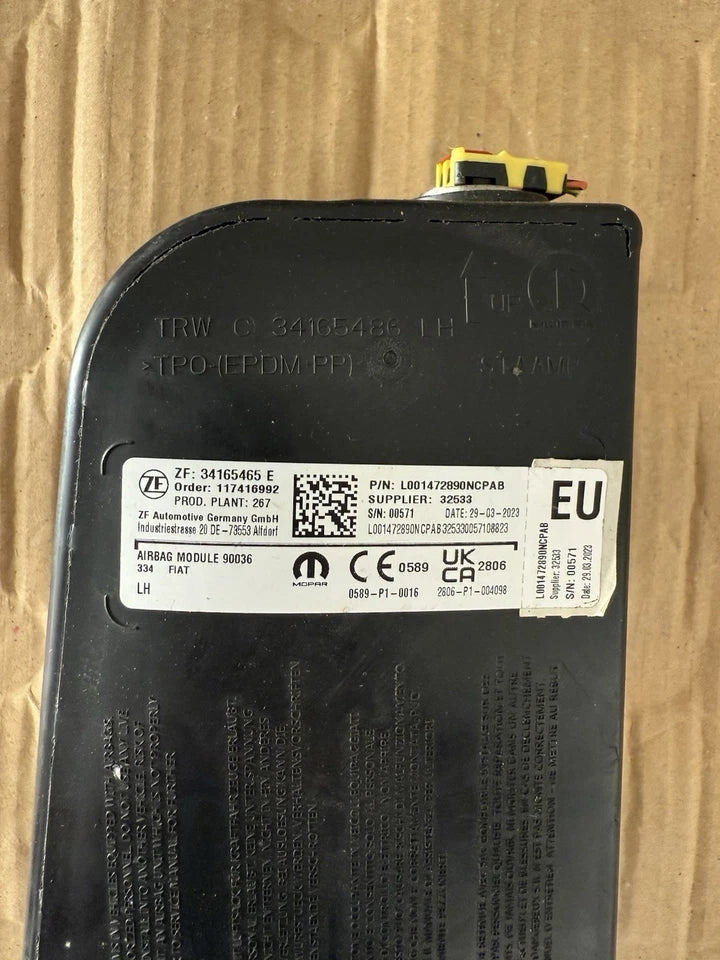 Carica Airbag Sedile Lato Sinistro E Ricambi Per Fiat 500 X