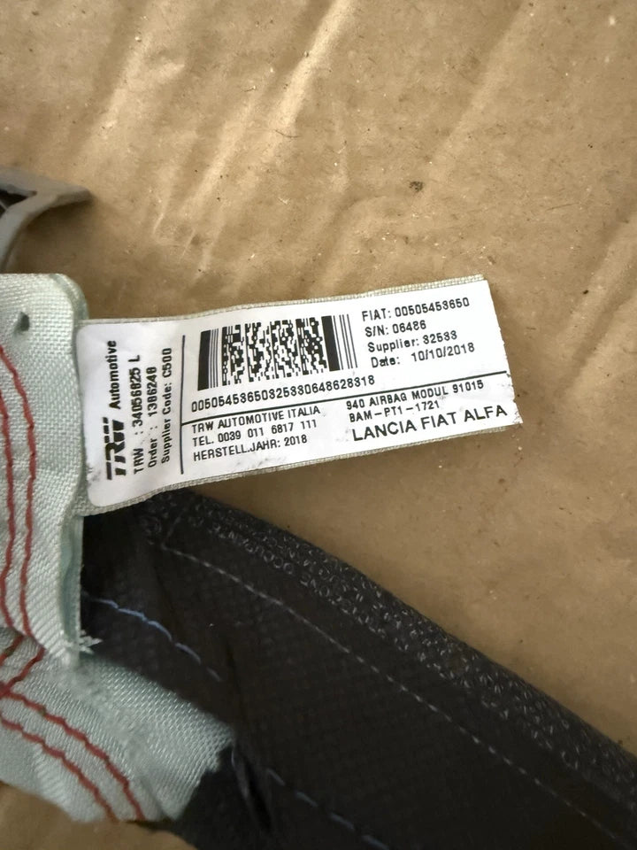 Carica Airbag Tendina Cielo Lato Sx E Ricambi Per Alfa Romeo Giulietta