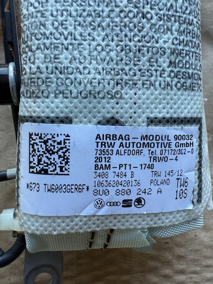 Carica Airbag Sedile Lato Destro Per Audi Q3 Prima Serie