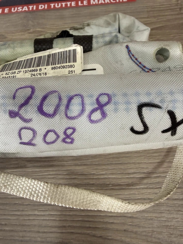 9804092380 Carica Airbag Tendina Cielo Lato Sx Per Peugeot 208 E 2008 I Serie
