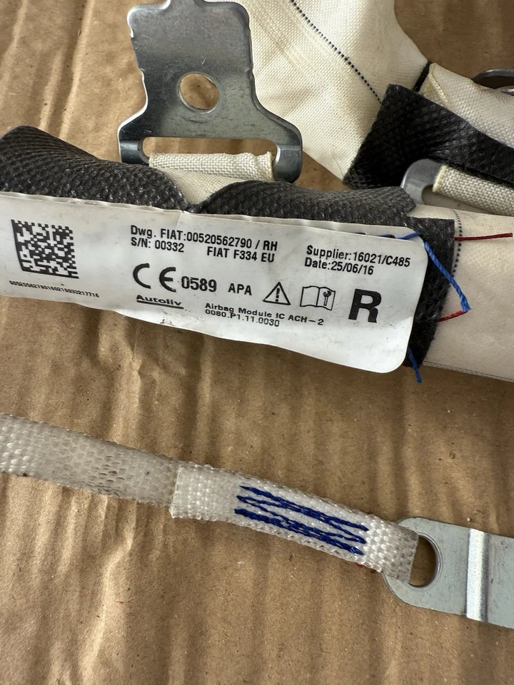 Carica Airbag Tendina Cielo Lato Destro E Ricambi Per Fiat 500 X