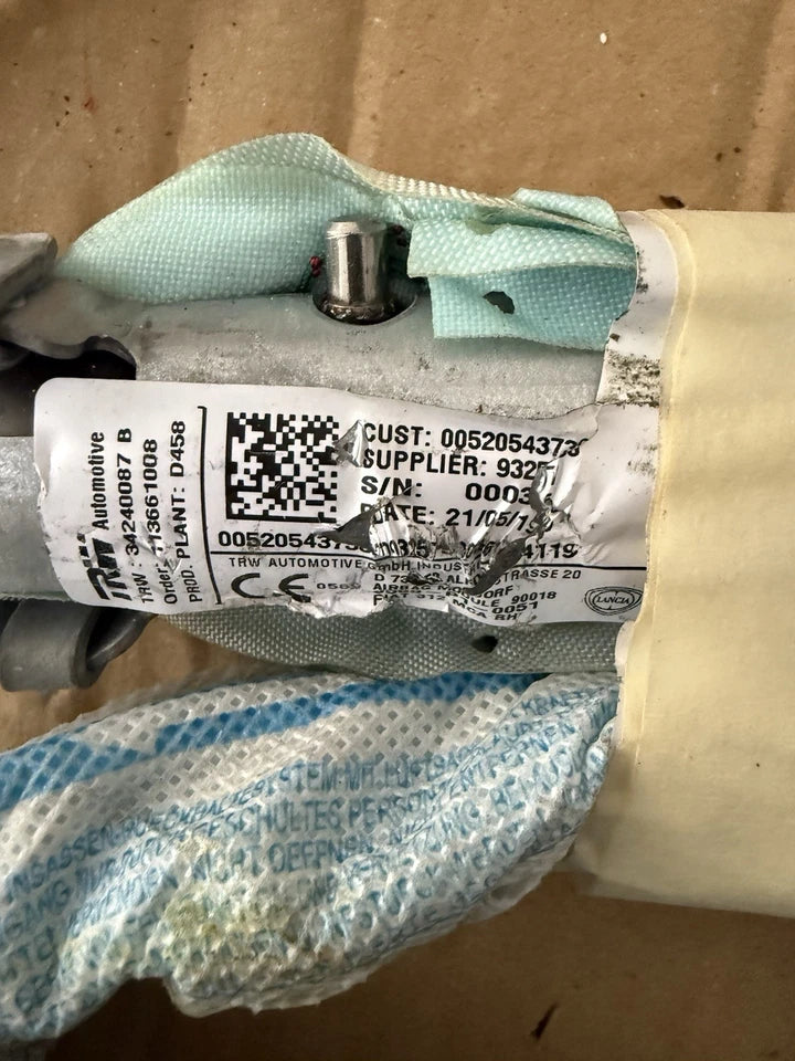 Carica Airbag Tendina Cielo Lato Dx E Ricambi Per Fiat 500 Dal 2017