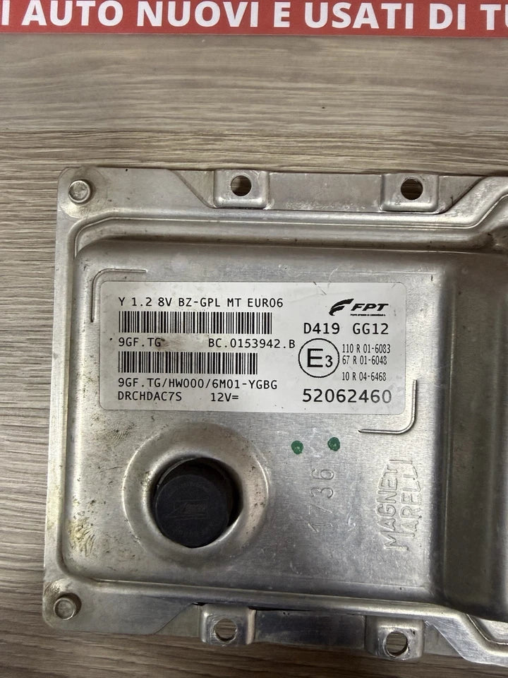 52062460 Centralina Modulo Avviamento Motore Per Lancia Ypsilon Benzina GPL