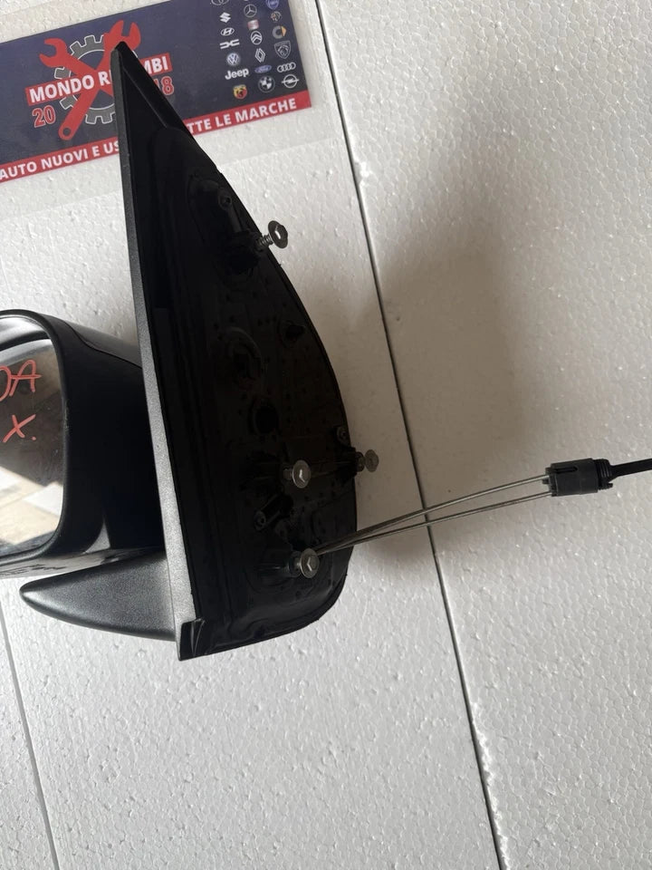 Specchietto Retrovisore Manuale Lato Sinistro Grigio Per Fiat Panda Dal 2012