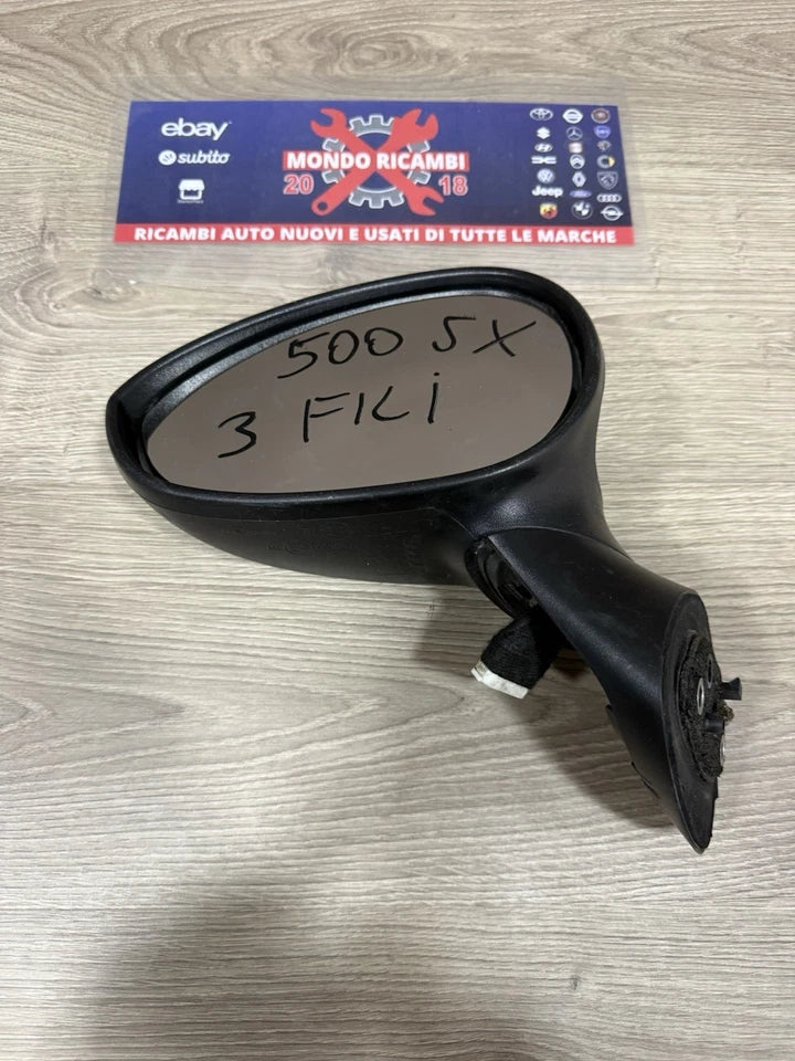 Specchietto Retrovisore Esterno Lato Sinistro Per Fiat 500 Dal 2007 In Poi