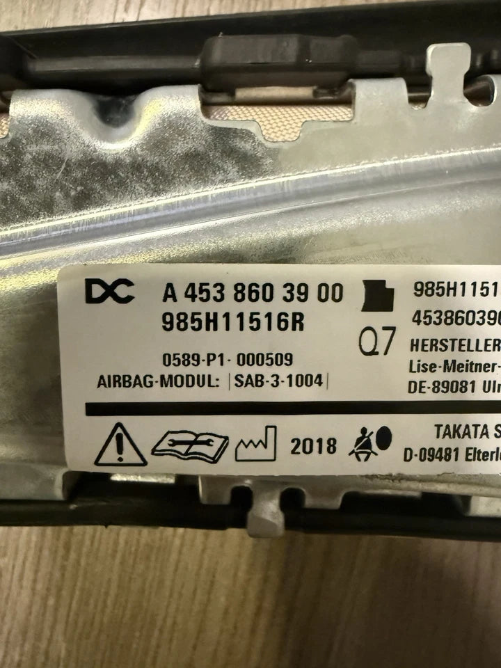 Carica Airbag Sedile Sedia Lato Sinistro Per Smart For Two 453
