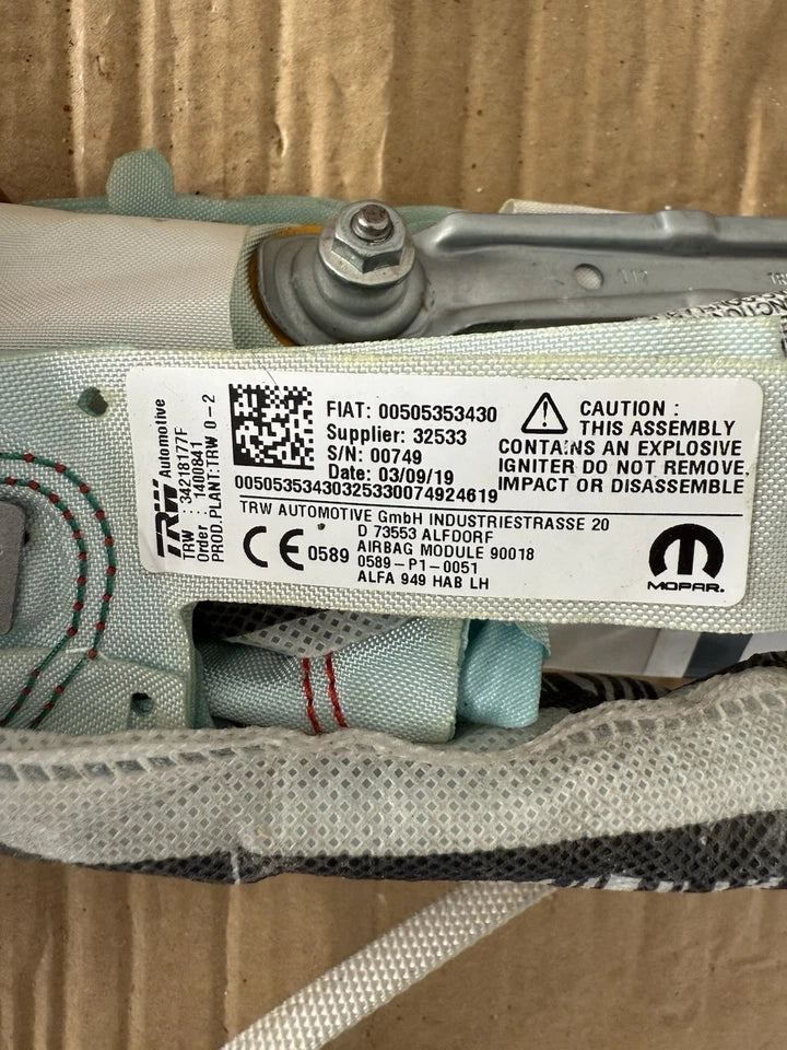 Carica Airbag Tendina Cielo Lato Sinistro E Ricambi Alfa Romeo Stelvio