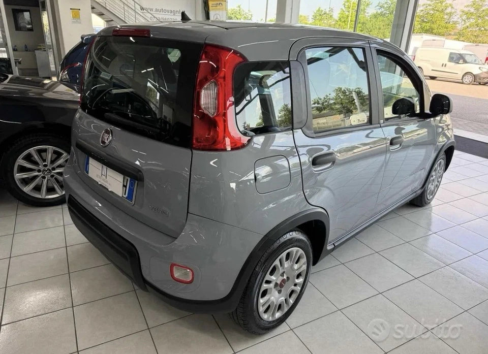 Specchietto Retrovisore Manuale Lato Sinistro Grigio Per Fiat Panda Dal 2012