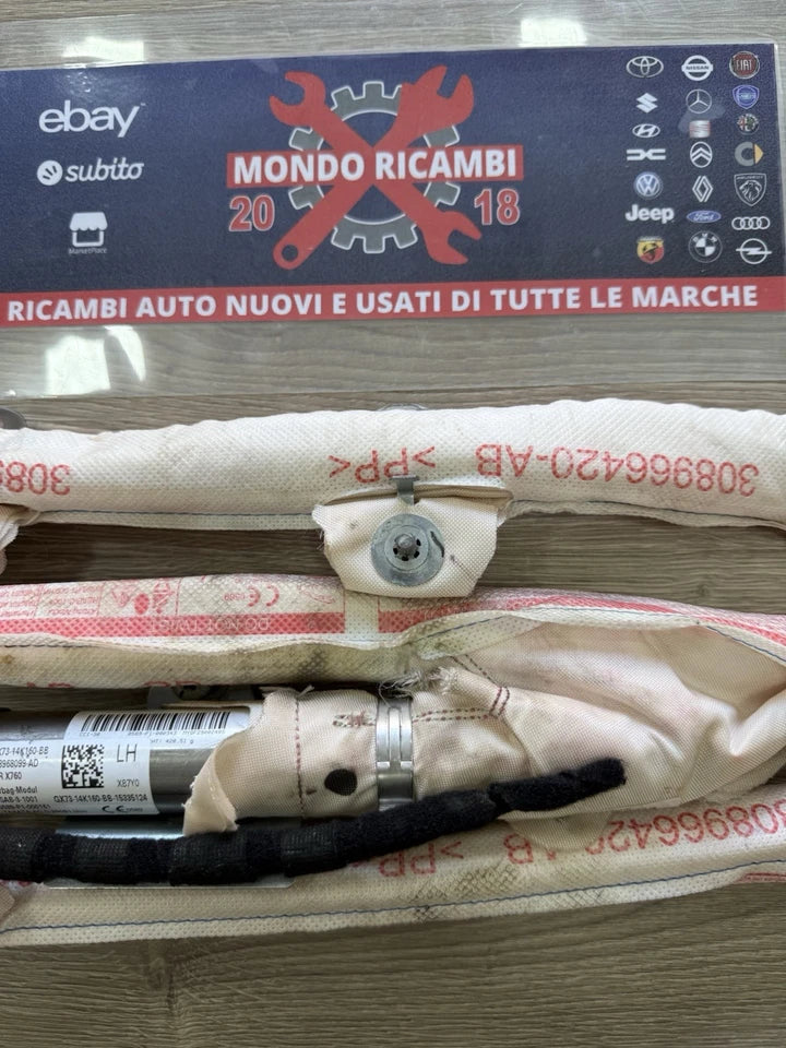 Carica Airbag Tendina Cielo Lato Sinistro Per Jaguar XE