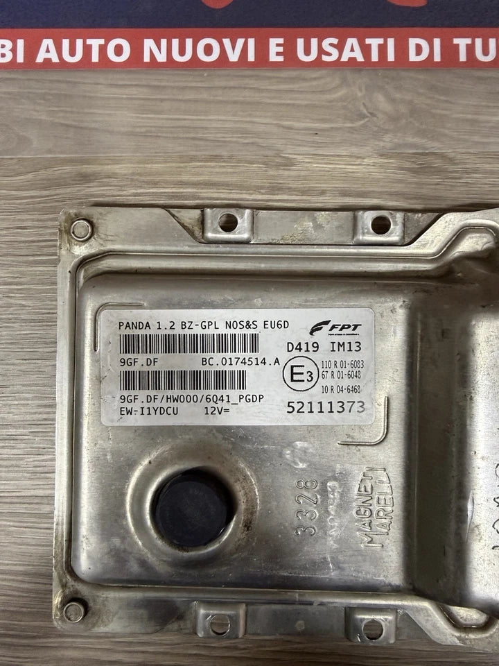 52111373 Centralina Modulo Avviamento Motore Per Fiat Panda Dal 2012 Benzina GPL